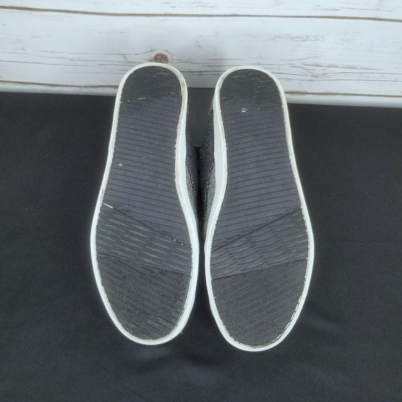 TOMS Movember Moustache Canvas Shoes Size 8 - Picture 8 of 10